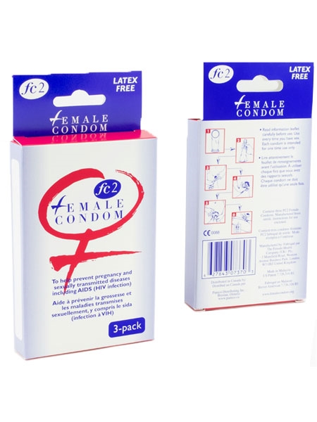 Condom féminin FC 2- Paquet de 3