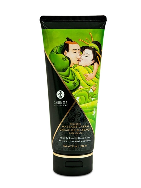 Crème à Massage - Poire et Thé Vert Exotique - Shunga