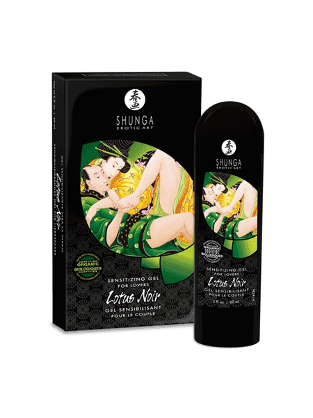 Shunga Lotus Noir gel sensibilisant pour couple
