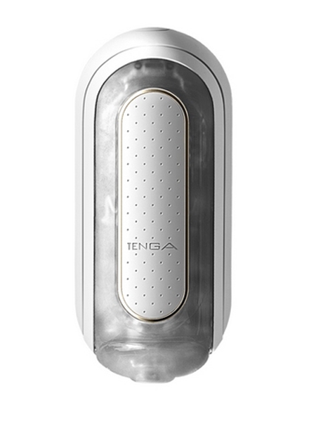 Tenga Flip 0 Rechargeable avec Vibration Électronique Blanc