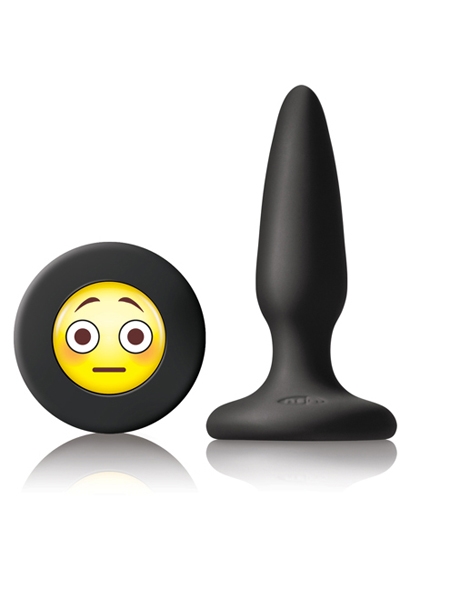 Mini plug anal en silicone noir OMG - Mojis